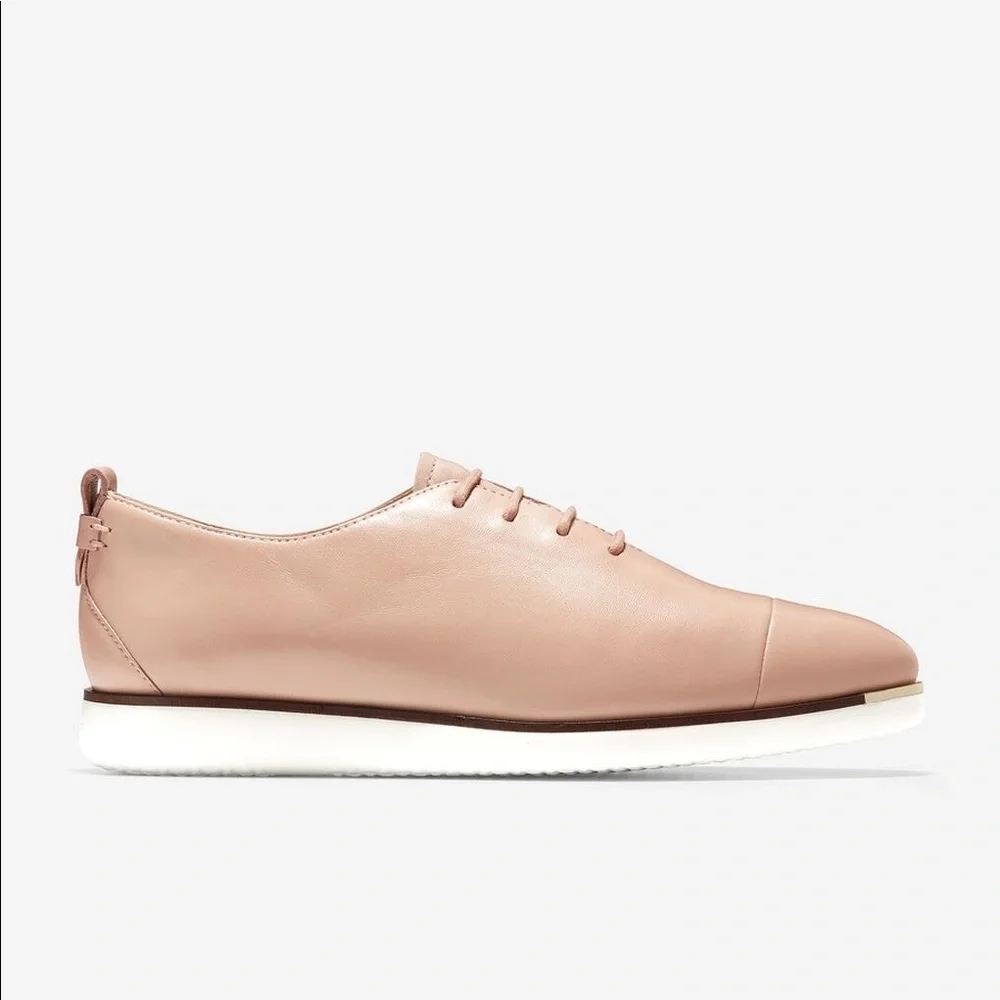 Cole Haan Womens Grand Ambition Lace Up Flats - Picture 2 of 15